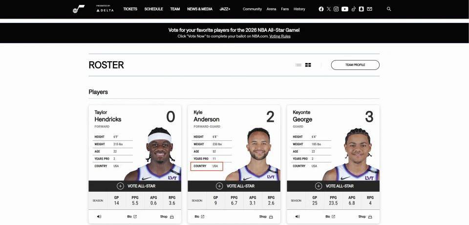 NBA官方正式公开！李凯尔国籍更新：美国